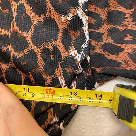 Girls Leopard Print Cavegirl flintstones Halloween Costume Dress medium 8/10 - Picture 3 of 8